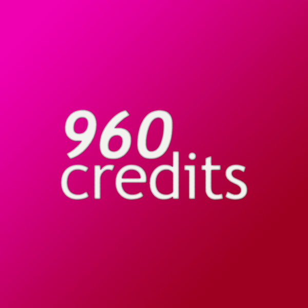 960 credits